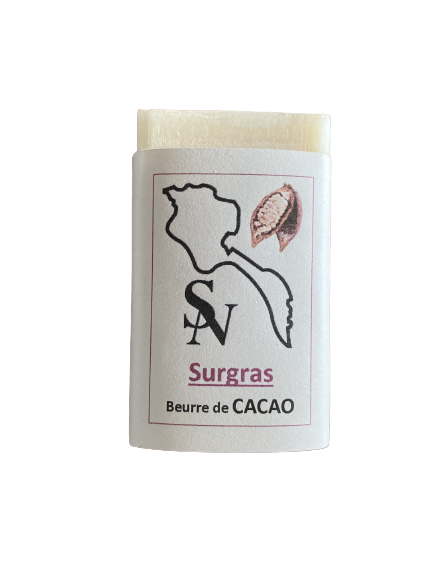 Savon surgras Beurre de CACAO/
Peaux déshydratées