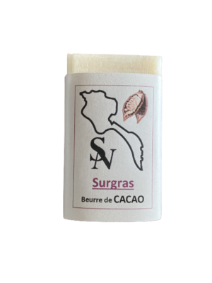 Savon surgras Beurre de CACAO/
Peaux déshydratées