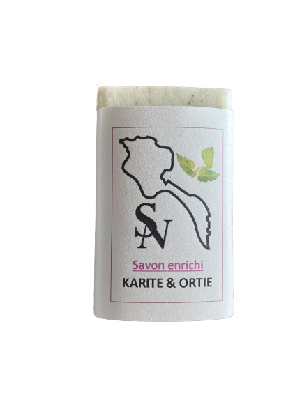Vegetal soap SHEA Organic NETTLE/ Irritable skin