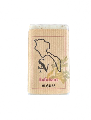 EXFOLIATING SOAP WITH MARINE ALGAE