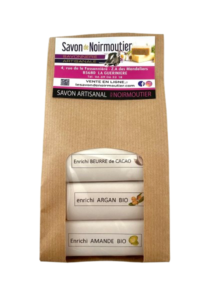 Lot de 3 savons