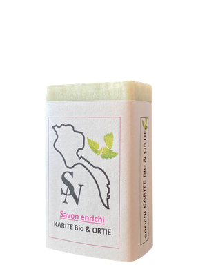 Vegetal soap SHEA Organic NETTLE/ Irritable skin
