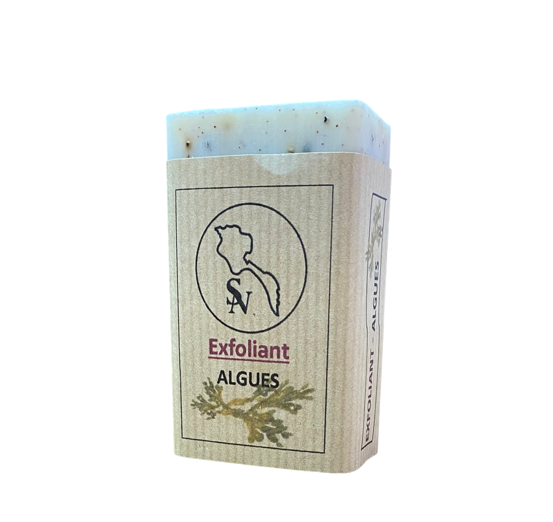 EXFOLIATING SOAP WITH MARINE ALGAE
