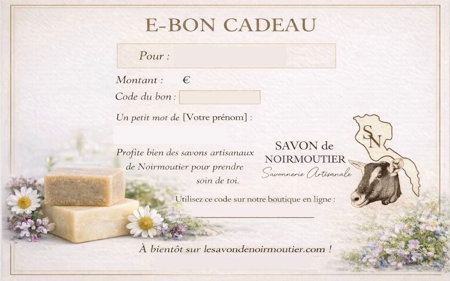 E-bons cadeau E-bons cadeau
