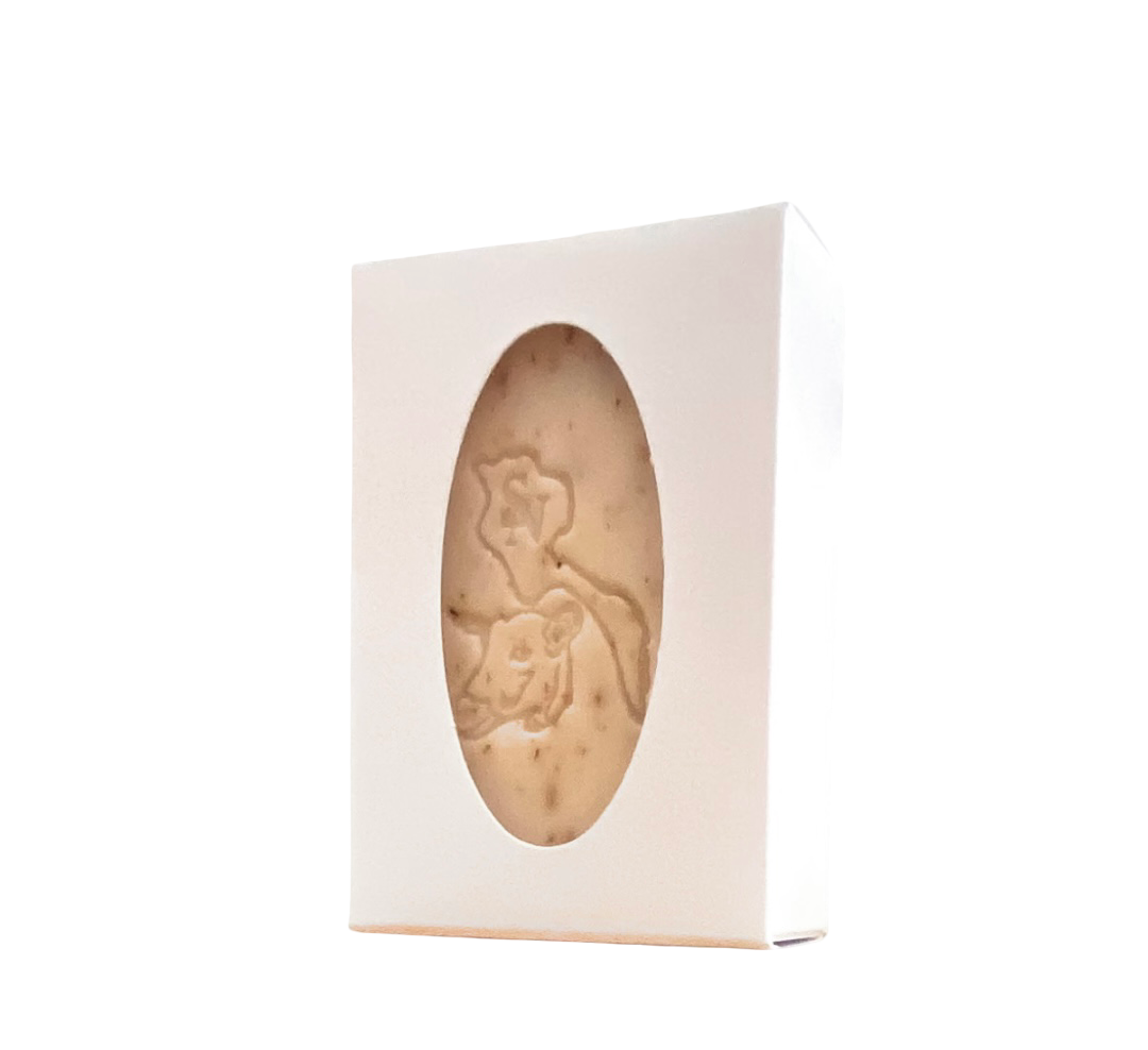 Savon au lait de chèvre parfum Rose sauvage