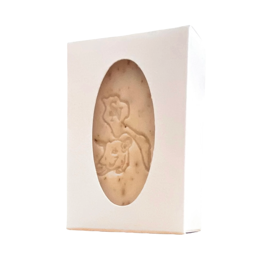 Savon au lait de chèvre parfum Rose sauvage