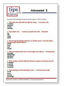 Exercices Corrigés Niveau ADVANCED-2