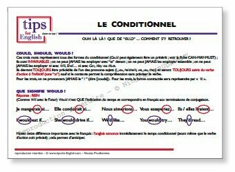 Fiche CONDITIONNEL