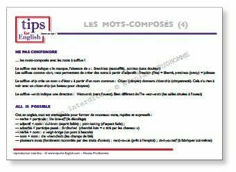 Fiche  MOTS COMPOSÉS