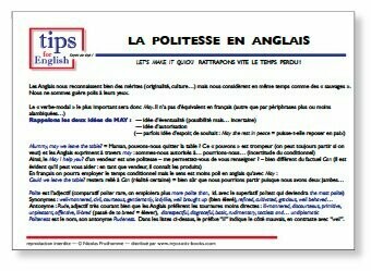 Fiche POLITESSE