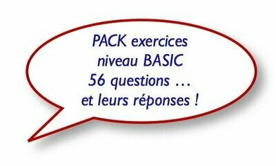 PACK exercices anglais, niveau BASIC (ebook)