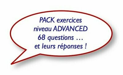 PACK exercices anglais, niveau ADVANCED (ebook)
