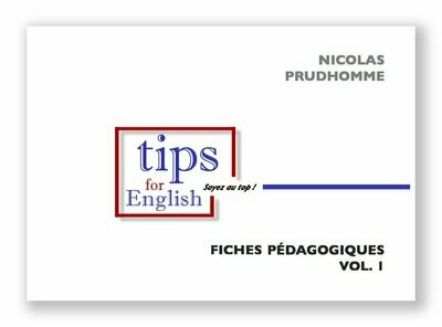 15 fiches pédagogiques anglais, volume 1 (ebook) 15 fiches pédagogiques anglais, volume 1 (ebook)