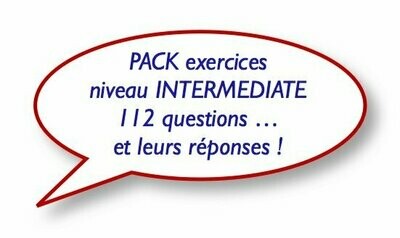 PACK exercices anglais, niveau INTERMEDIATE  (ebook)