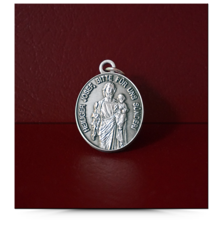 Medaille oval – Hl. Josef