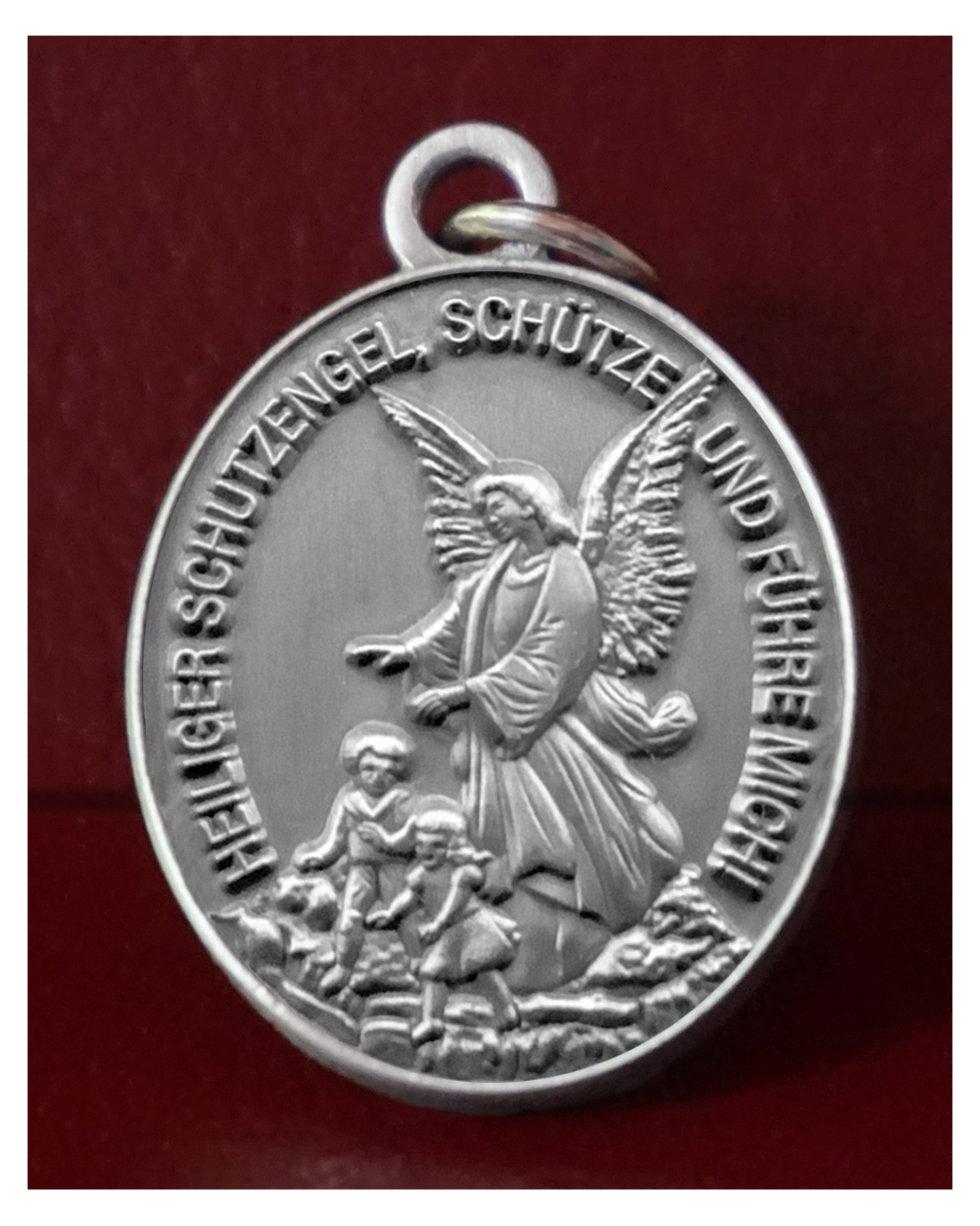 Medaille oval – Schutzengel