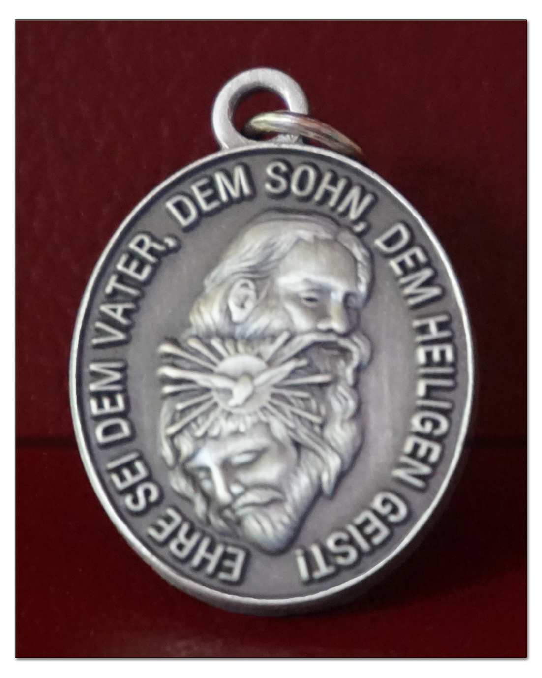 Medaille oval – Allerheiligste DREIFALTIGKEIT