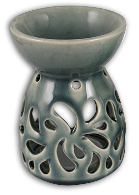 Duftlampe grau