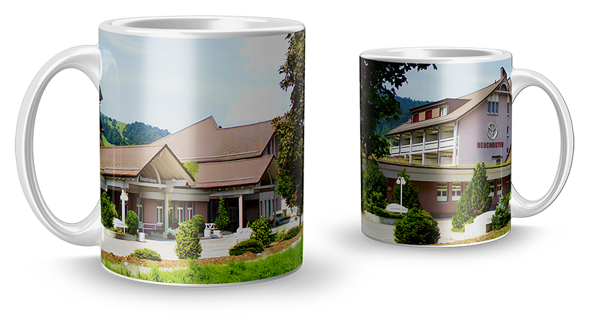 Tasse mit Motiv Neuchristen Hauptsitz