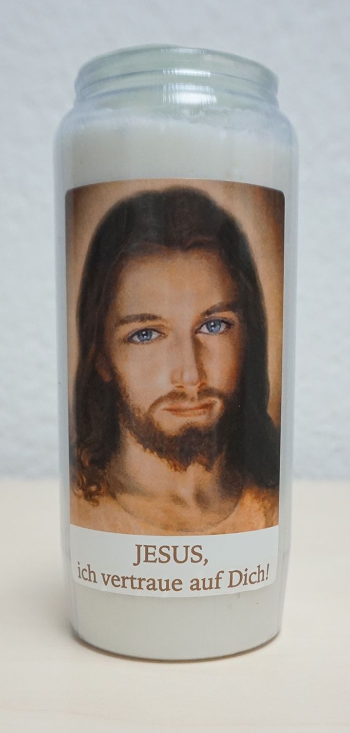 Kompolichtkerze Motiv „Faustinabild“