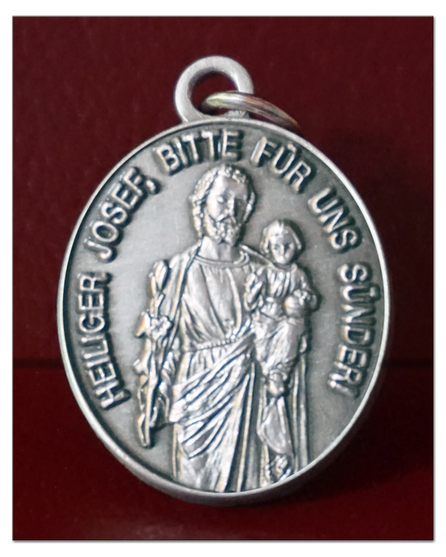 Medaille oval – Hl. Josef