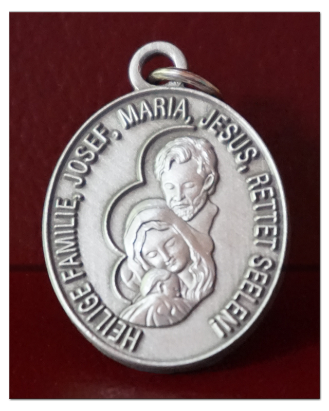 Medaille oval – Heilige Familie