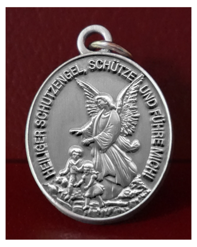 Medaille oval – Schutzengel