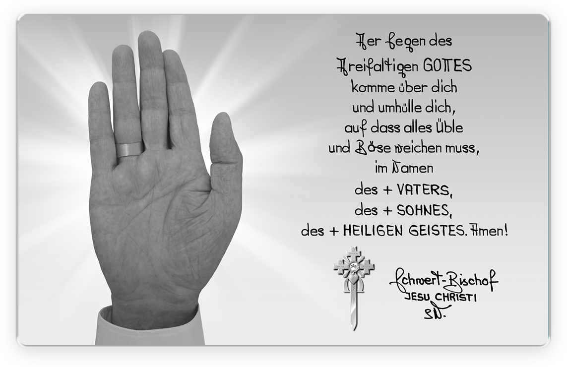Segensdokument des Schwert-Bischofs