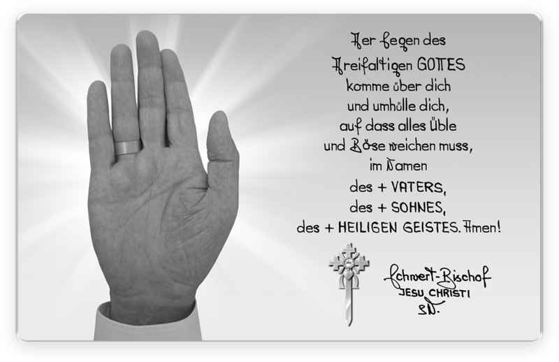Segensdokument des Schwert-Bischofs
