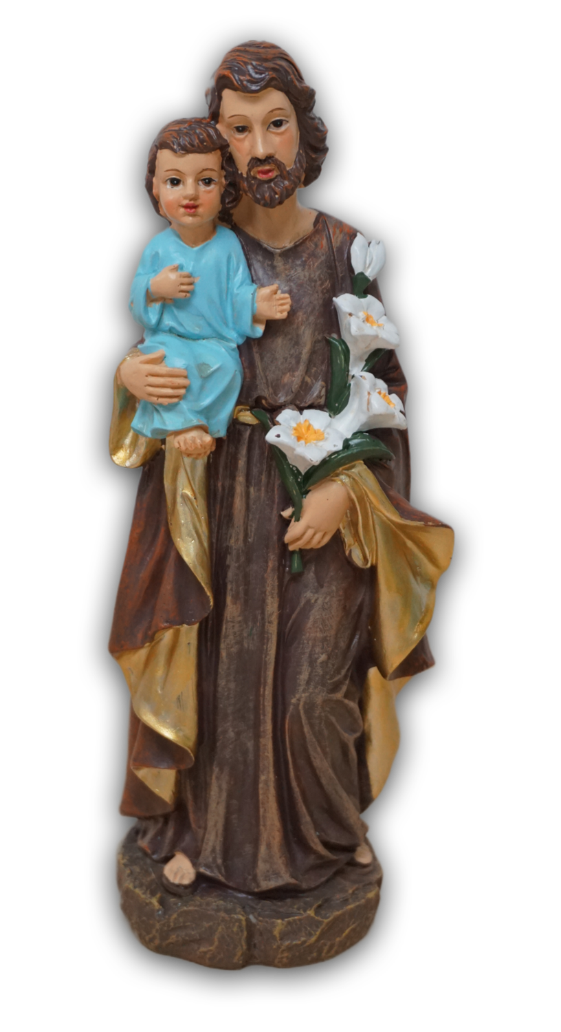 St. Josef mit dem Jesuskind - Statue