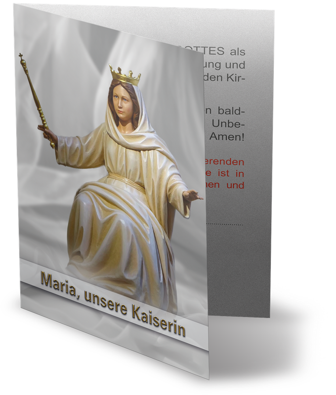 Gebet zur Kaserin Maria - Siegerin in allen Schlachten GOTTES