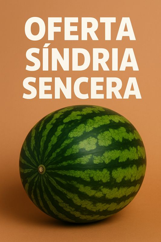SANDIA RALLADA SIN PEPITAS