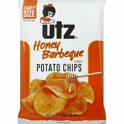utz HoneyBBQ Potato Chips 9oz