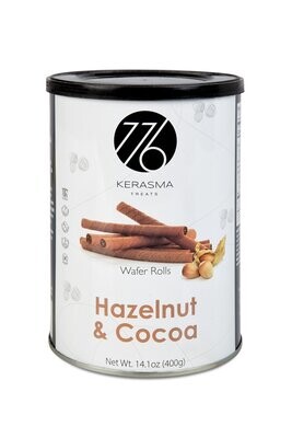 Hazelnut & Cocoa Wafer Rolls