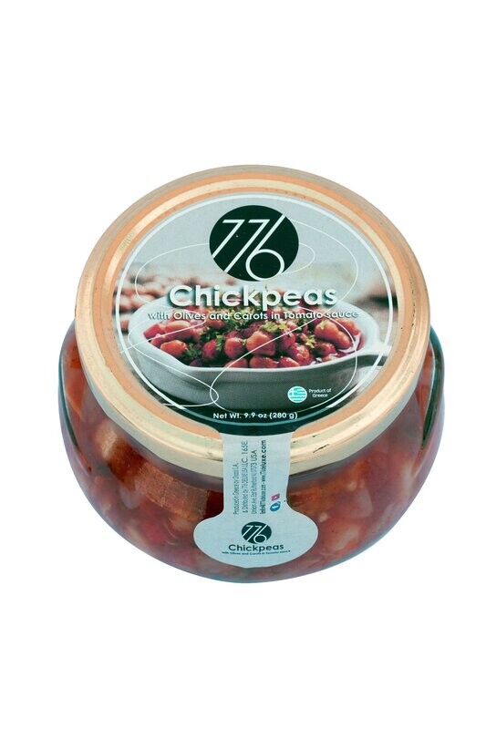 Chickpeas with Olives and Carrots in Tomato Sauce 9.9oz