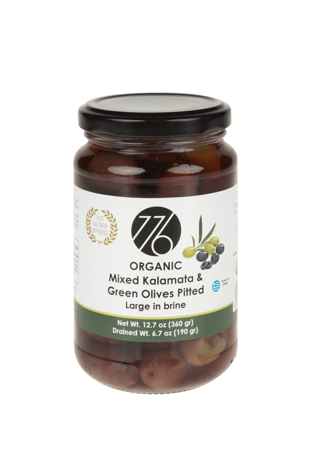 Organic Mixed Kalamata & Green olives Pitted