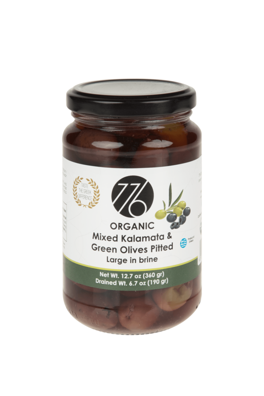 Organic Mixed Kalamata & Green olives Pitted