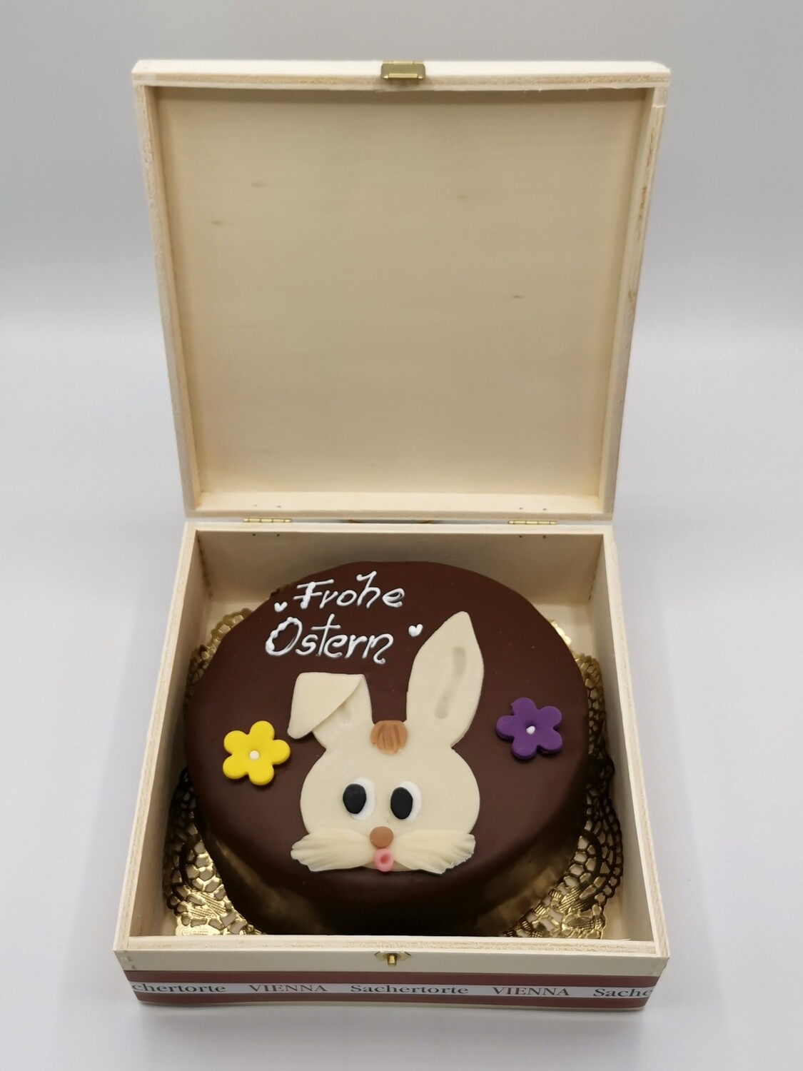 Sachertorte 500g "Frohe Ostern"
