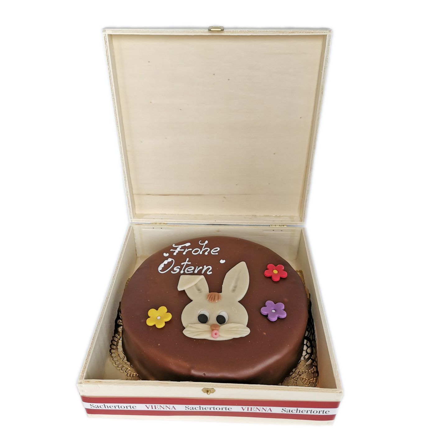 Sachertorte 900g "Frohe Ostern"
