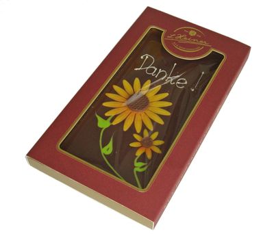 Handgeschöpfte Danke Schokolade Handgeschöpfte Danke Schokolade