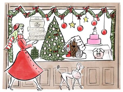 Postkarte „Weihnachten“ mit persönlicher Grußbotschaft