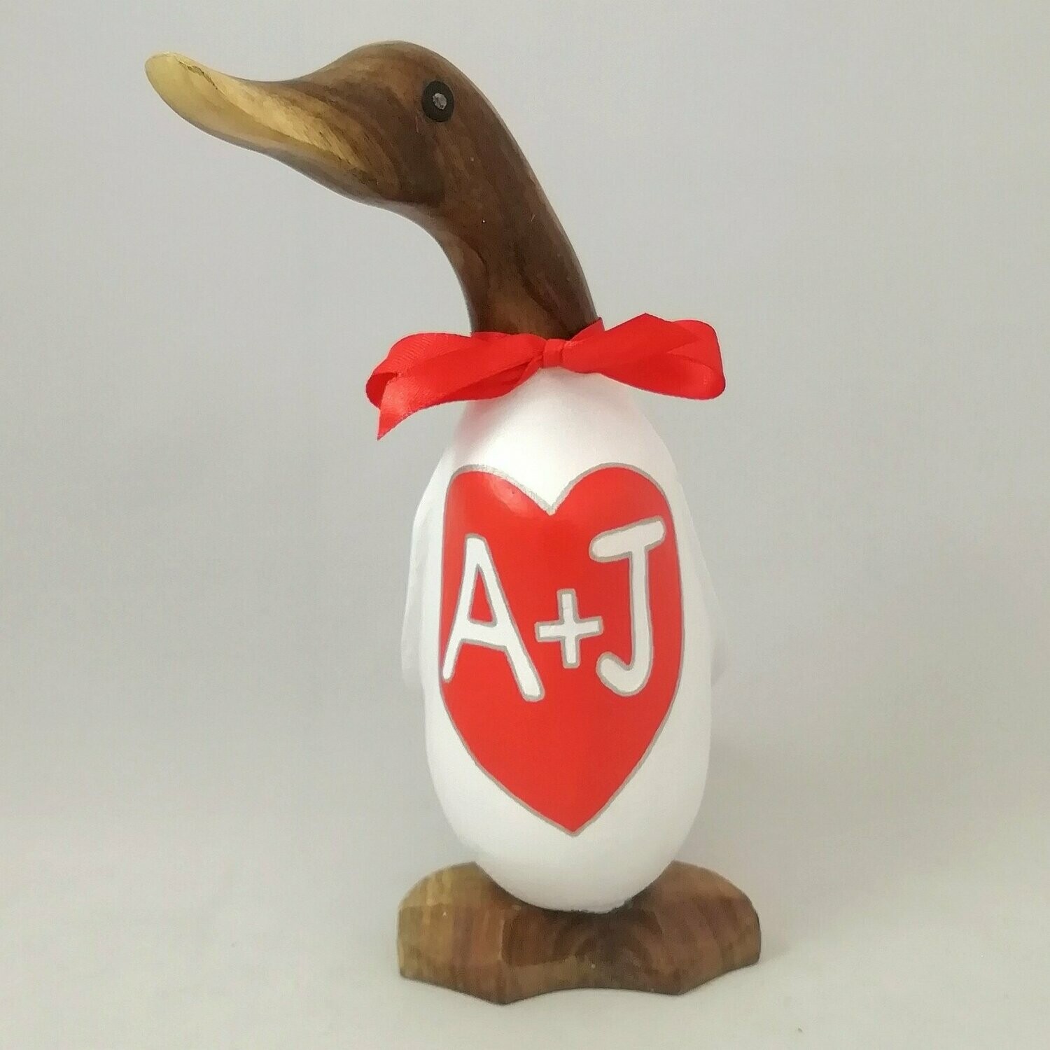 Initials Heart Duck