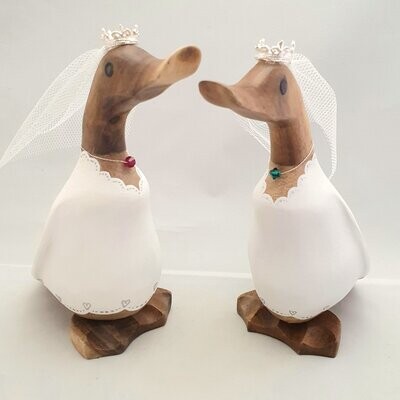 Wedding Ducks - Bride and Bride