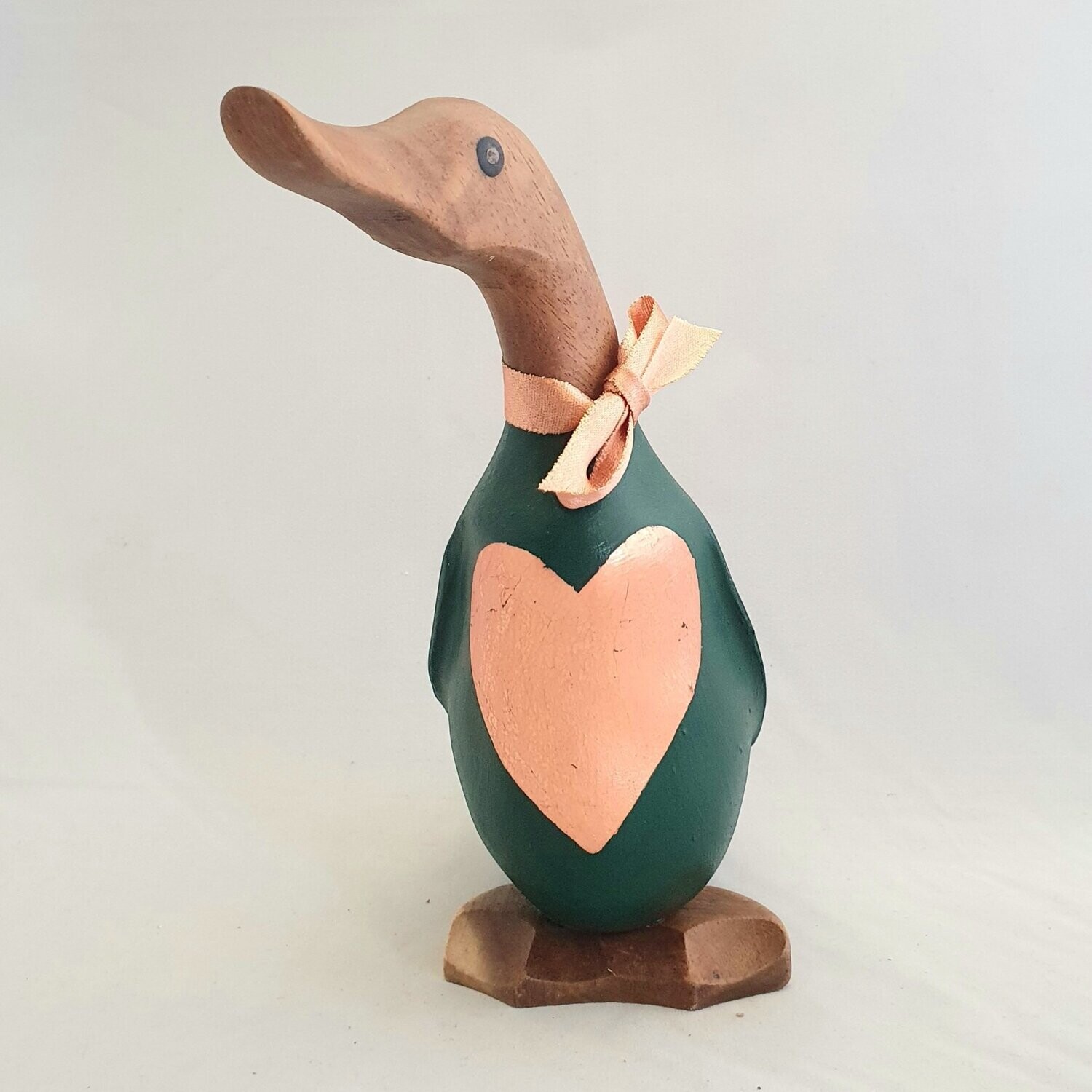Gold Leaf Heart Duck