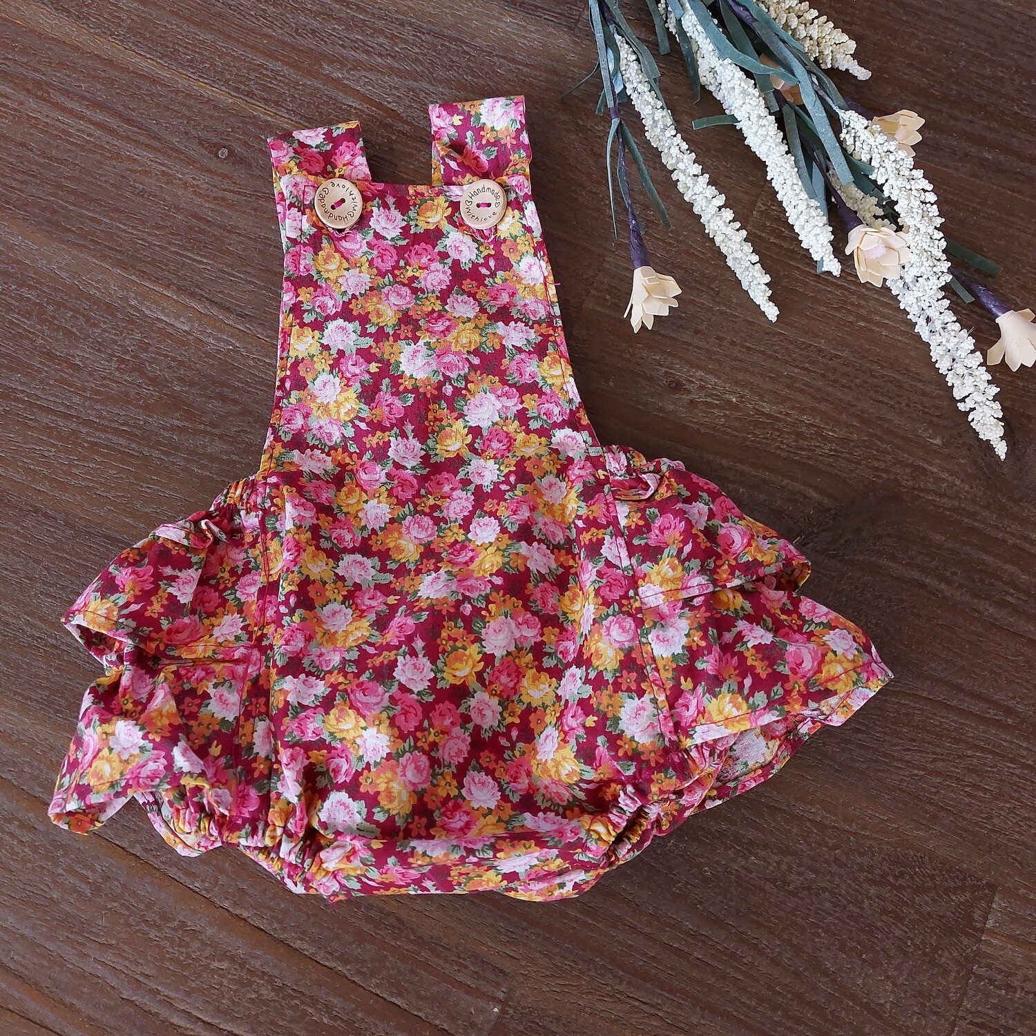 Girls Ruffle Romper