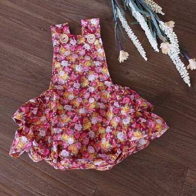 Girls Ruffle Romper