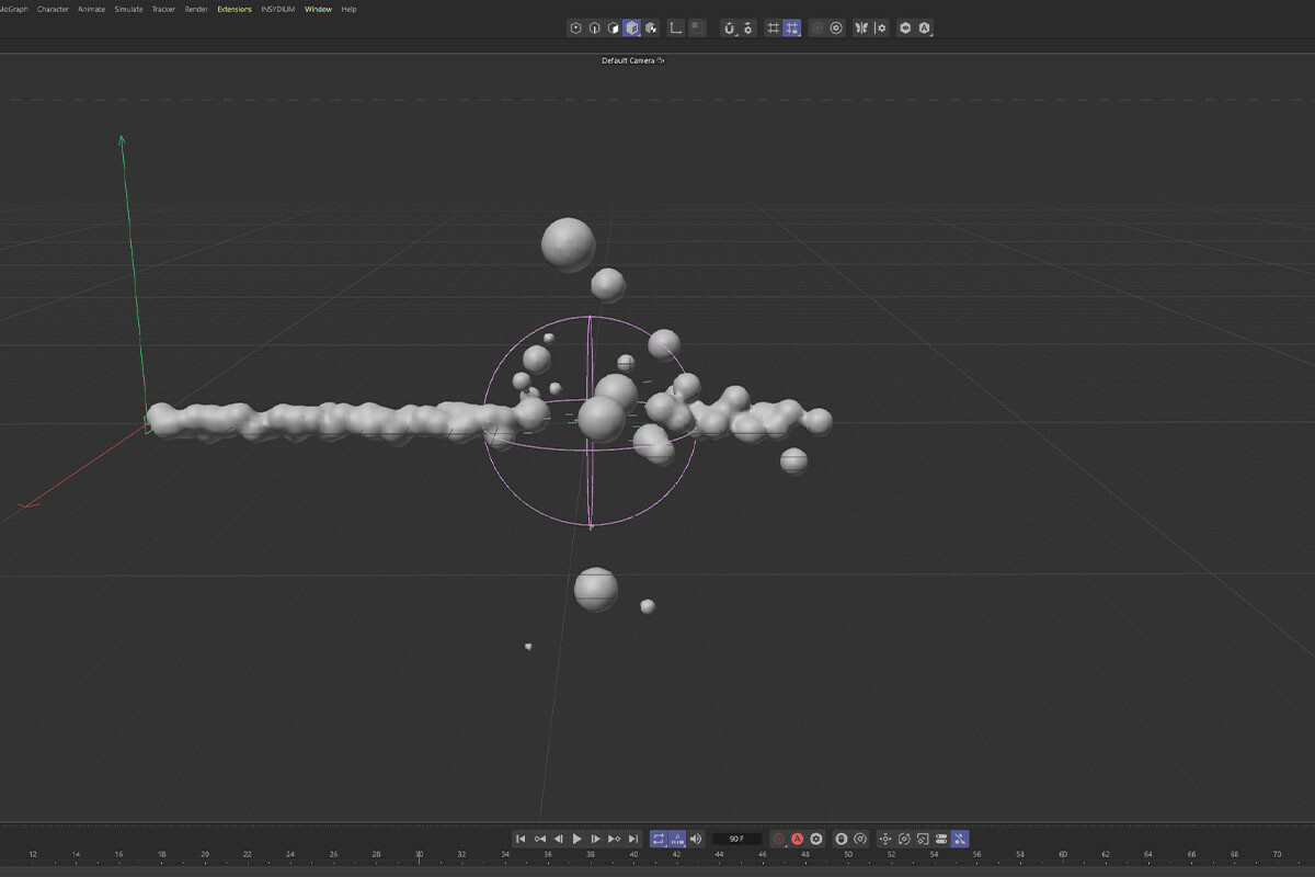 Simple Volume Particle System- Cinema 4D Working File