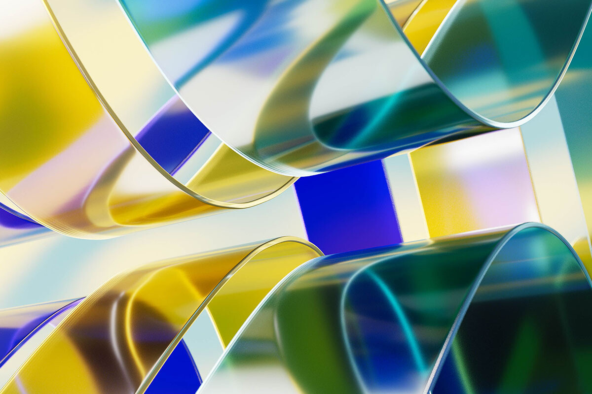 Waves of Glass - Cinema 4D & Redshift