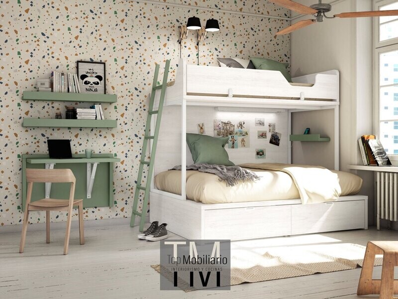 Litera con cama doble Adapt