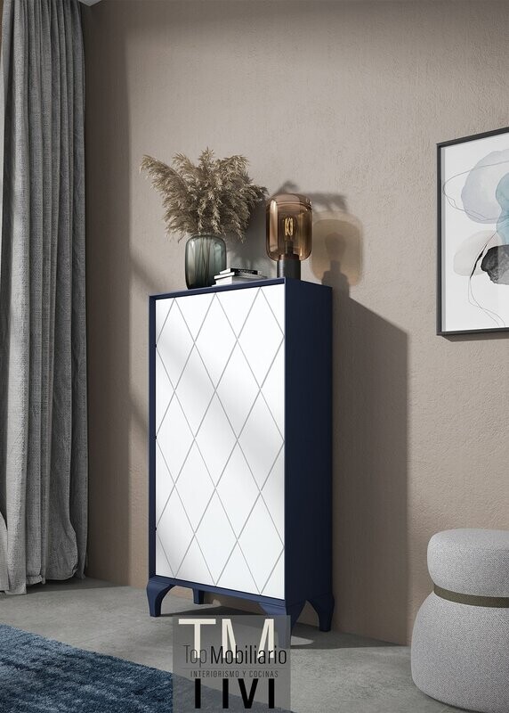 Mueble funcional Leonardo puerta rombos Ilusion Brave